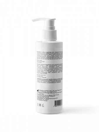 Тонер c анти-акне комплексом TETe Cosmeceutical Toner Sebo Control, 200 мл.